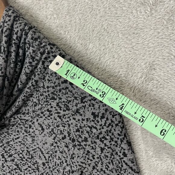 Cuddl Duds T Shirt Dress Women's Gray Long Sleeve Cowl Neck Stretch SZ/M - Picture 9 of 12